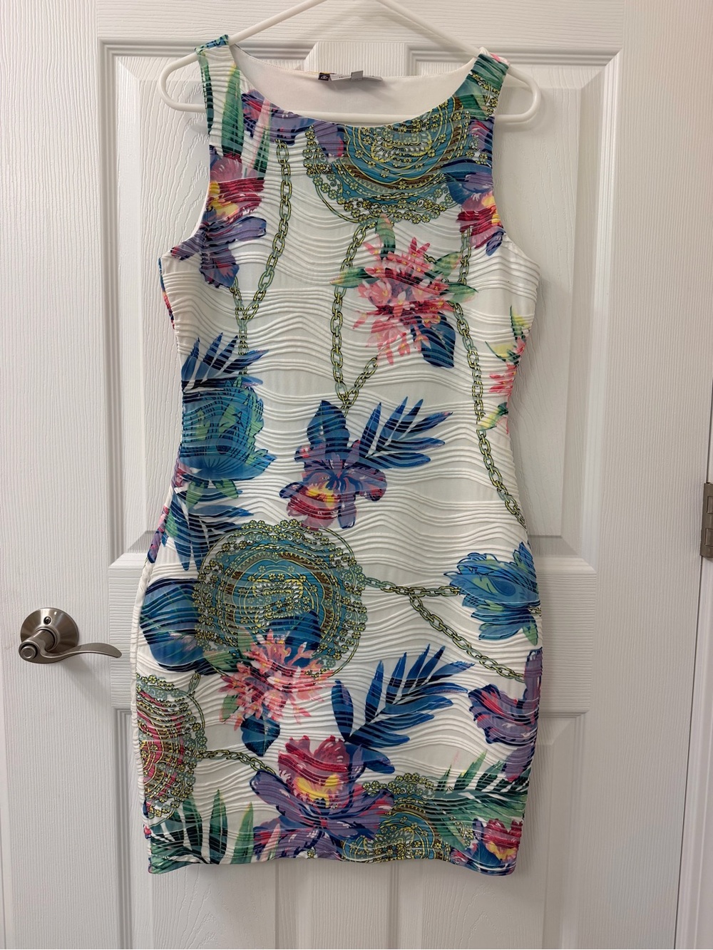 Jennifer Lopez Floral Bodycon Dress